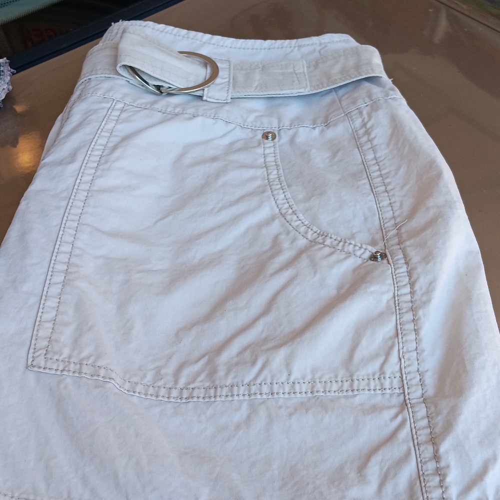 Calvin Klein Grey Cotton Mini Skirt.SP